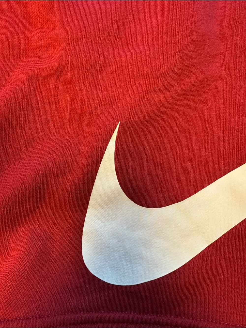 Nike Maroon Swoosh Athletic Shorts Men’s L NWOT Washed Once - Picture 5 of 7